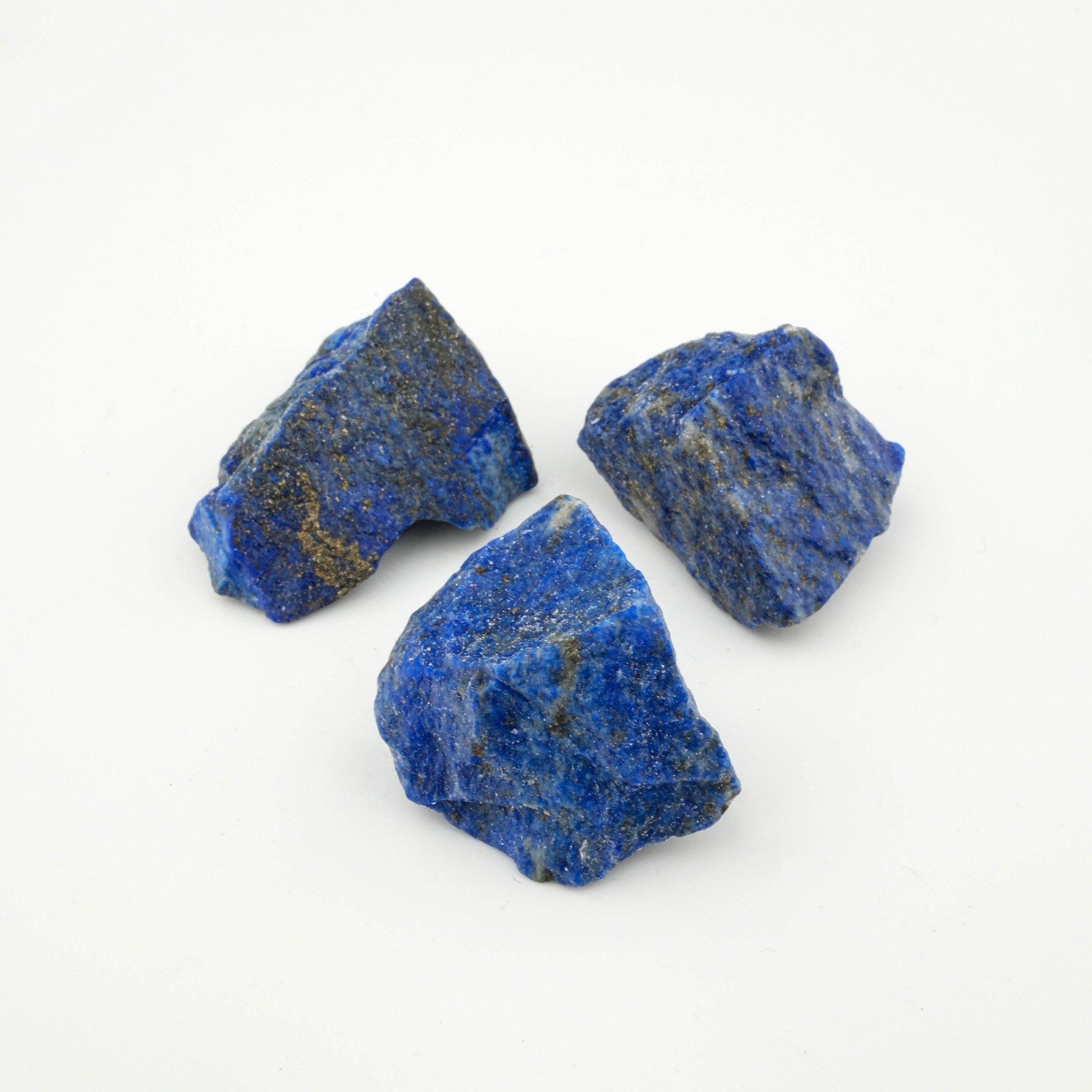 Lapis Lazuli Ham Parça 3 Adet %100 Garantili DoğalTaş