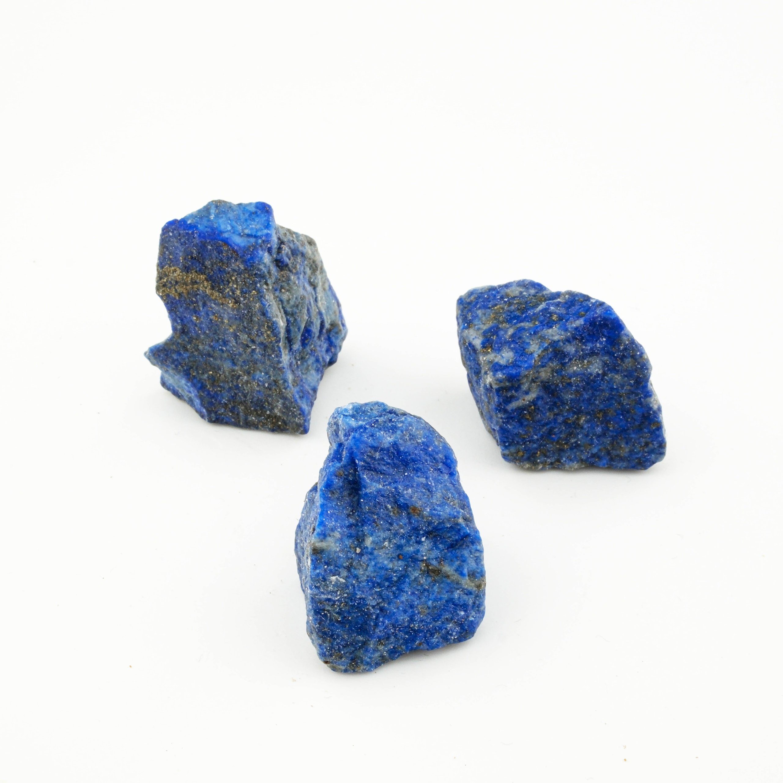Lapis Lazuli Ham Parça 3 Adet %100 Garantili DoğalTaş