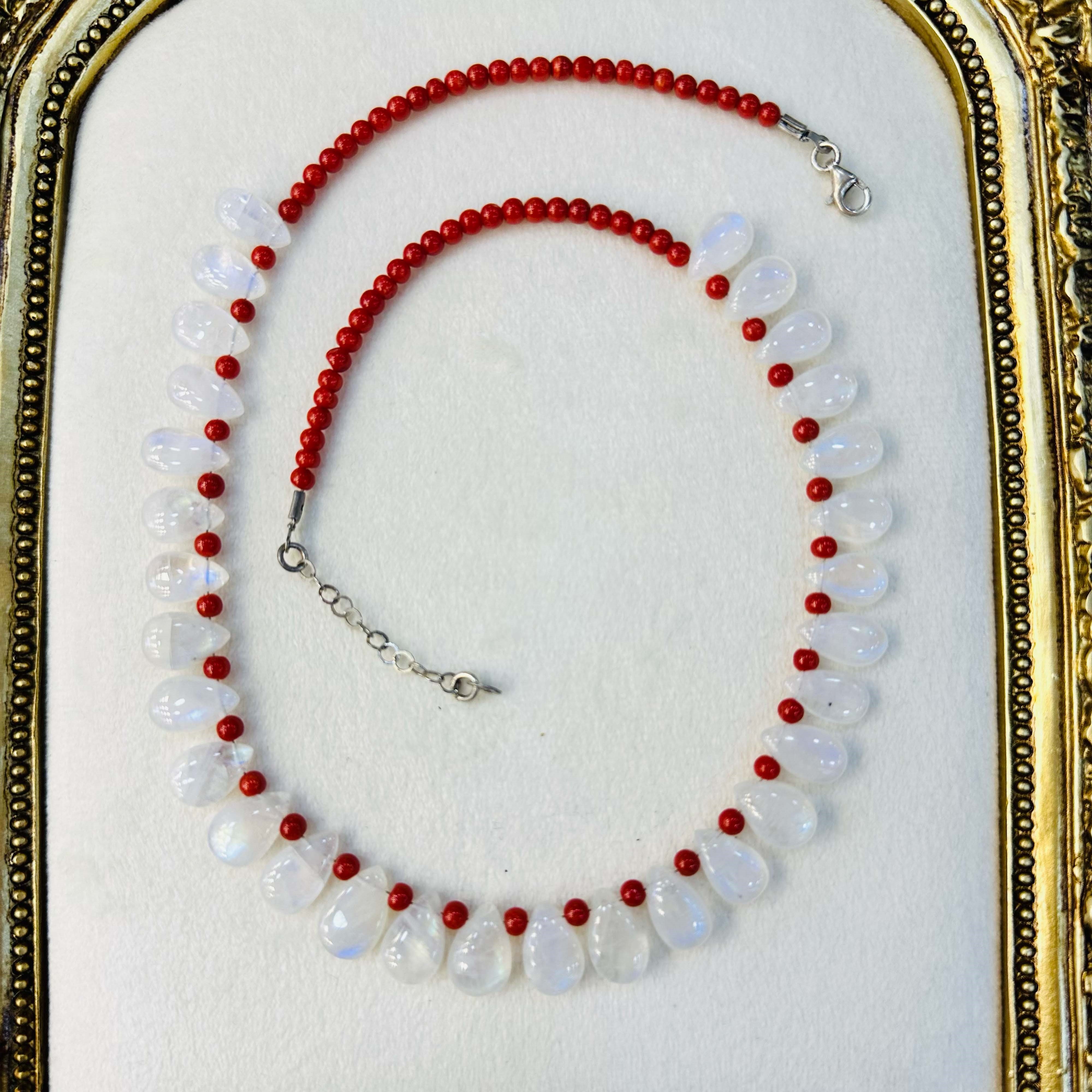 Mercan ve Damla Aytaşlı Kolye
