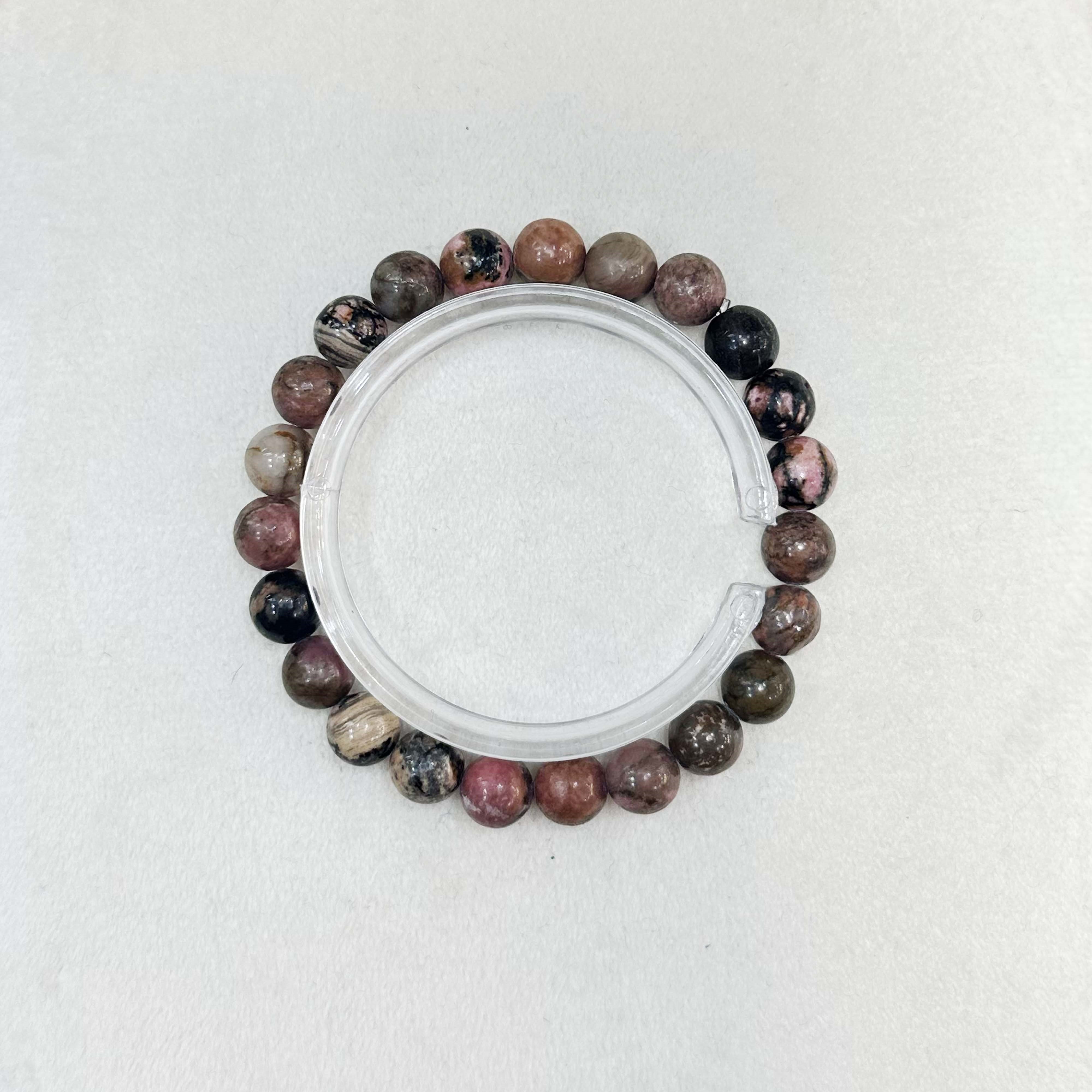Rusya Rodonit Bileklik 7 mm | Dota Mineral