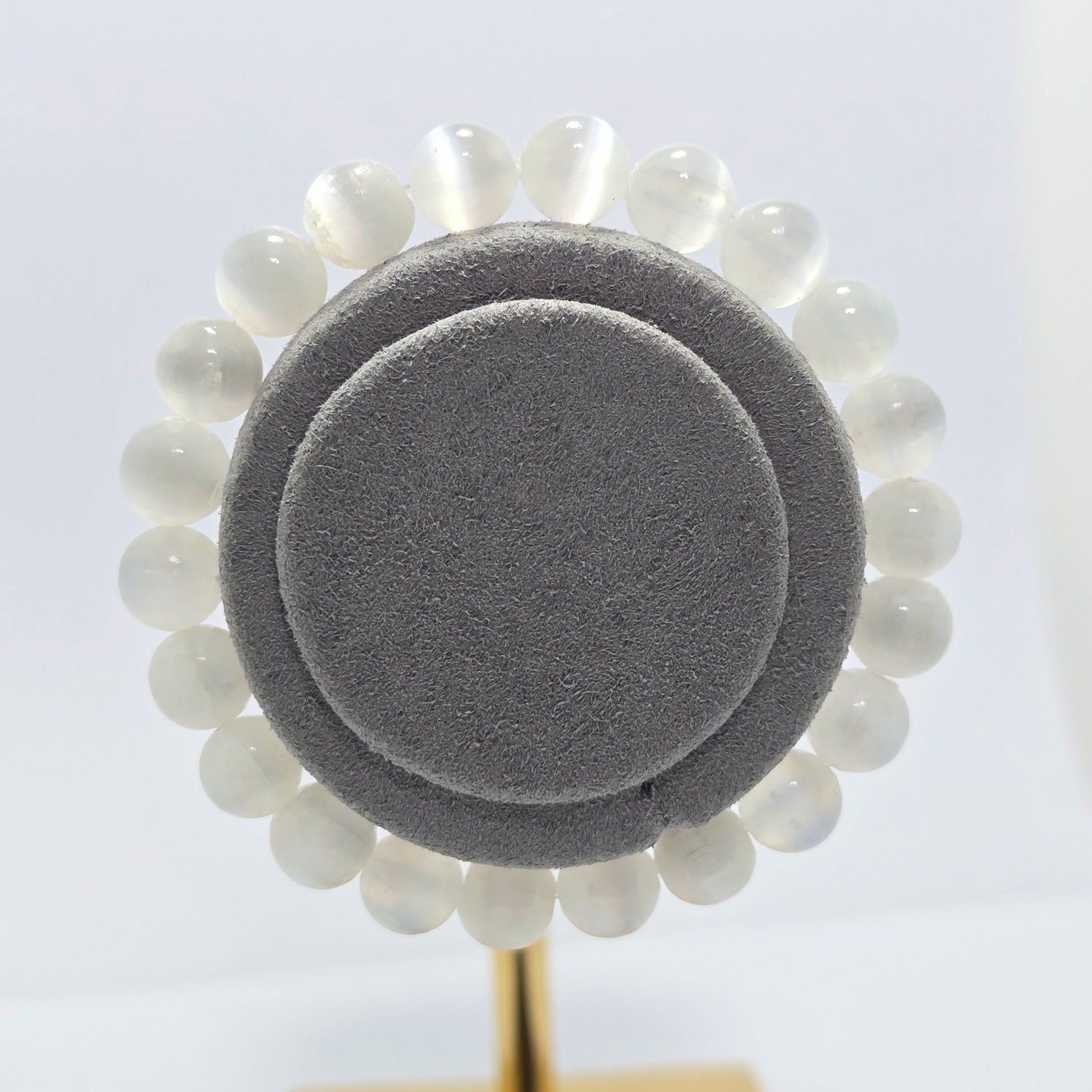 Selenit 8 mm Doğal Taşa Bileklik