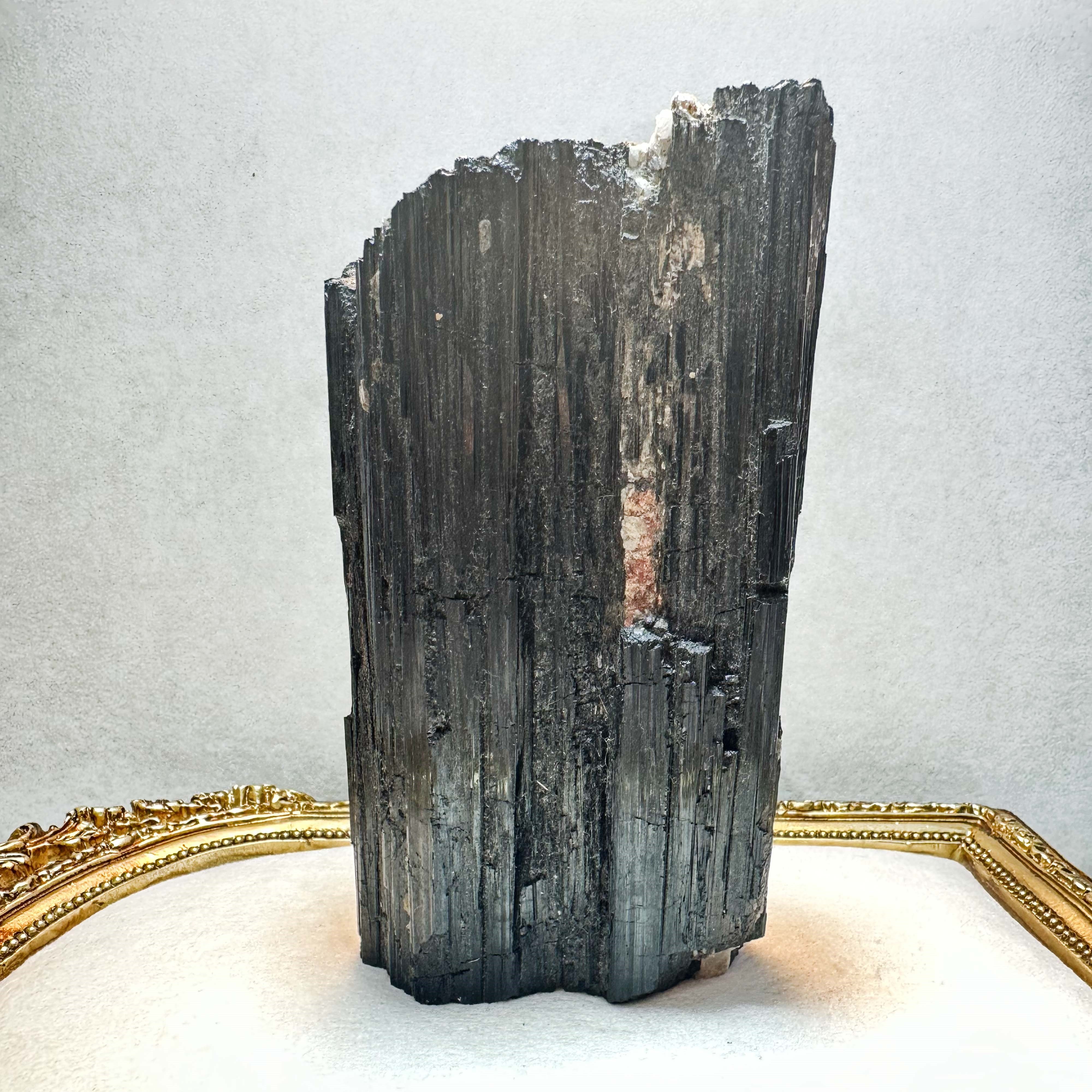 Siyah Turmalin (Schorl) Doğal Taş Kütle 744,3 gr | Pakistan Menşeli | Dota Mineral