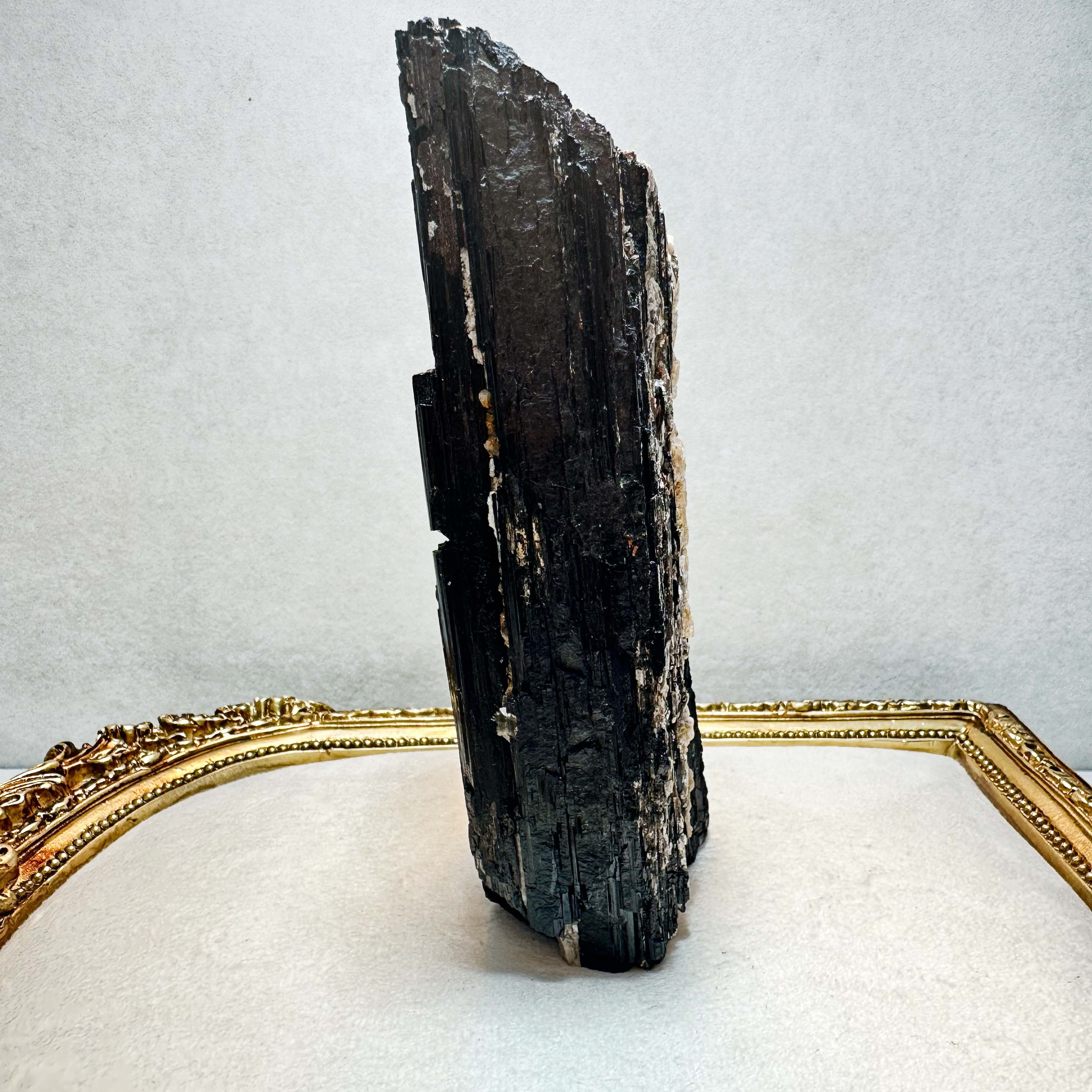 Siyah Turmalin (Schorl) Doğal Taş Kütle 744,3 gr | Pakistan Menşeli | Dota Mineral