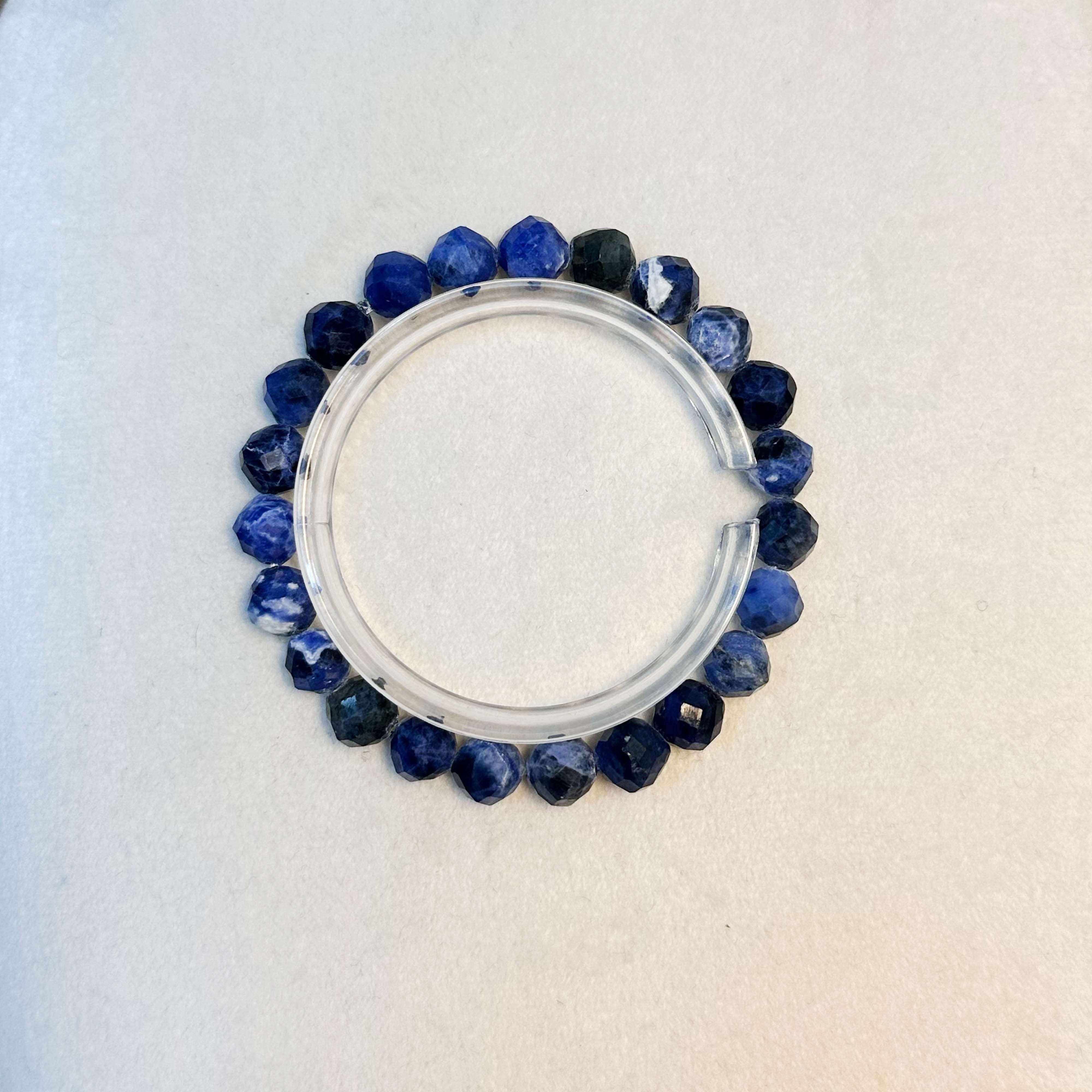 Sodalit Bileklik 6 mm | Dota Mineral