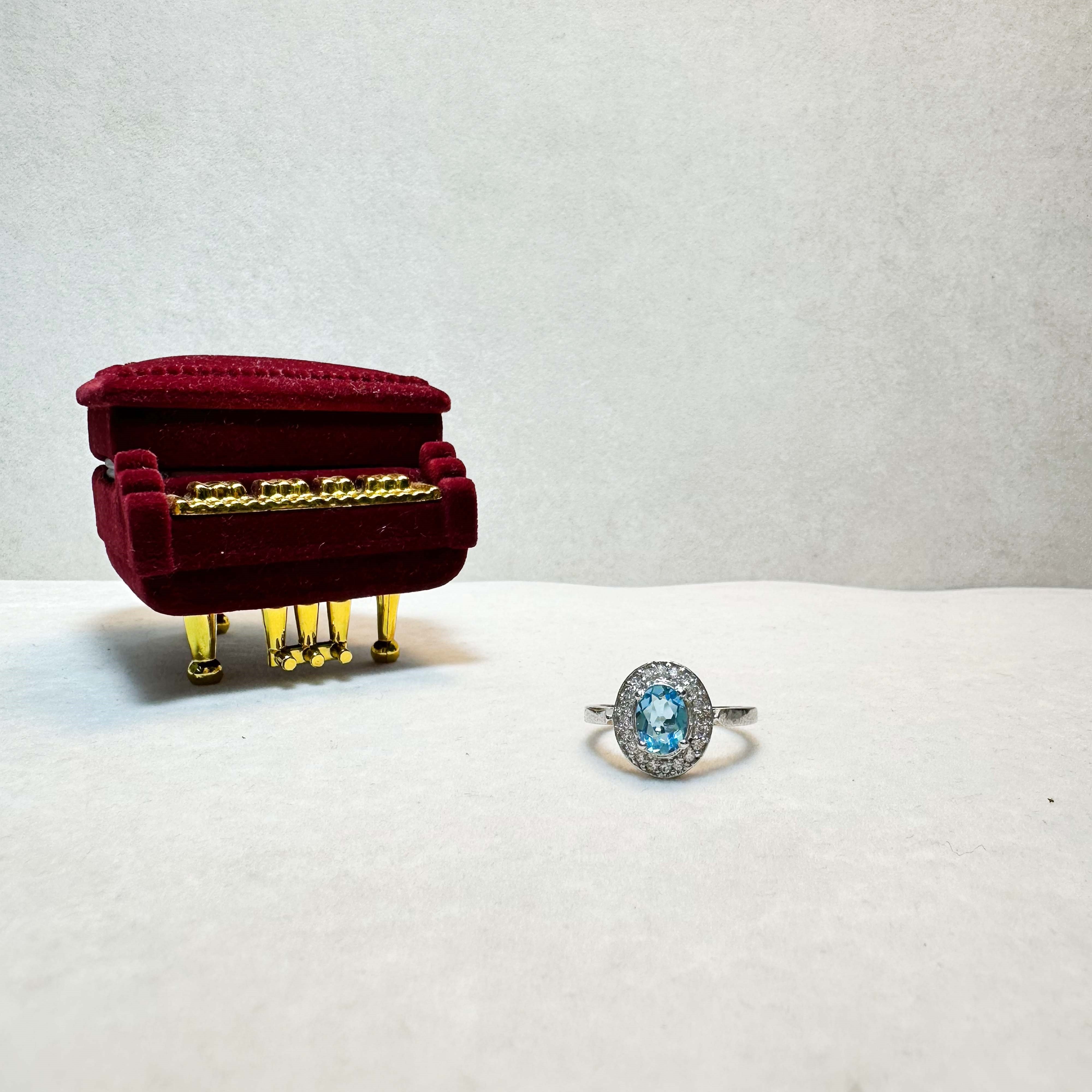 Topaz Taşlı 925 Ayar Gümüş Yüzük