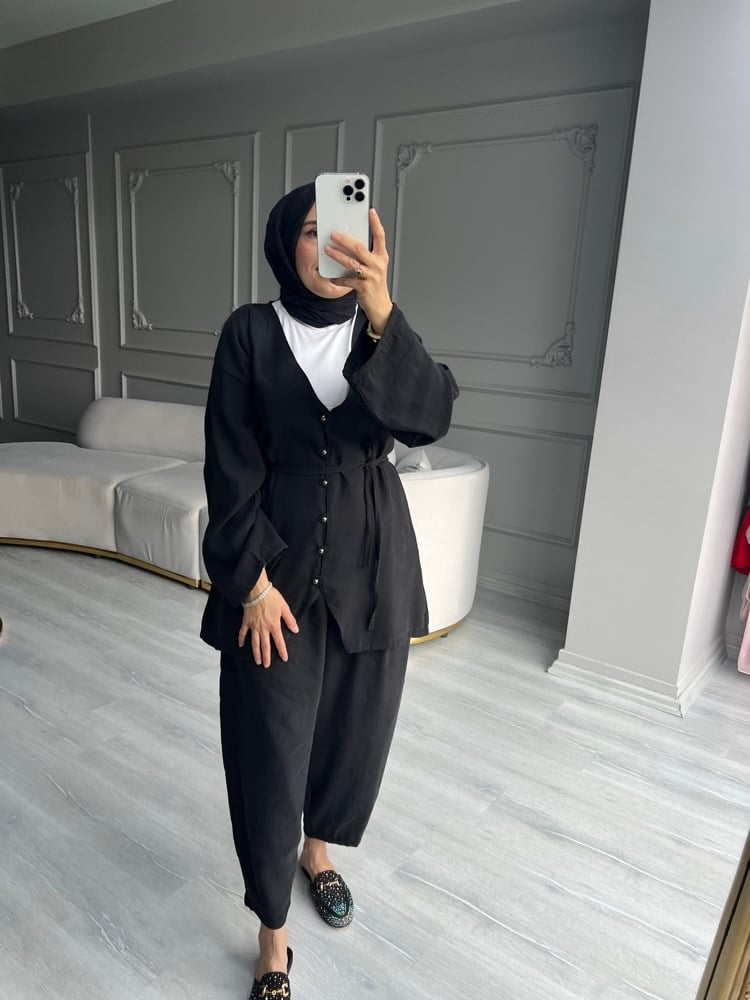 Asya Siyah Modal Cupra Kumaş Takım