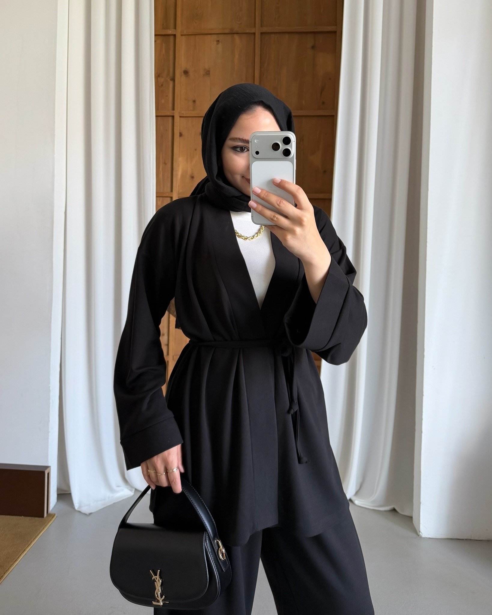 Suev Kimono Siyah Takım