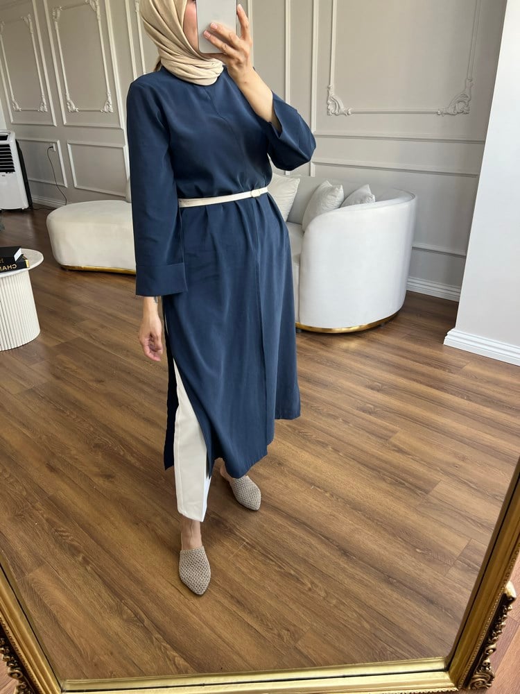 Vesna Lacivert Tunik