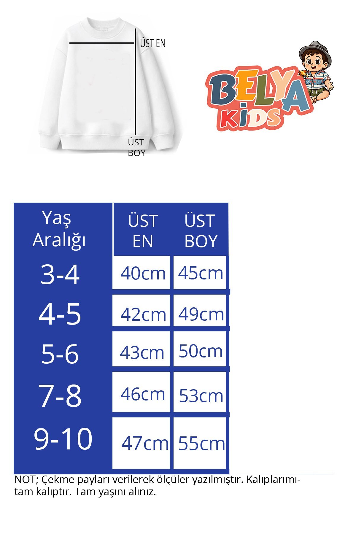 Baskısız Unıseks Çocuk Sweatshirt