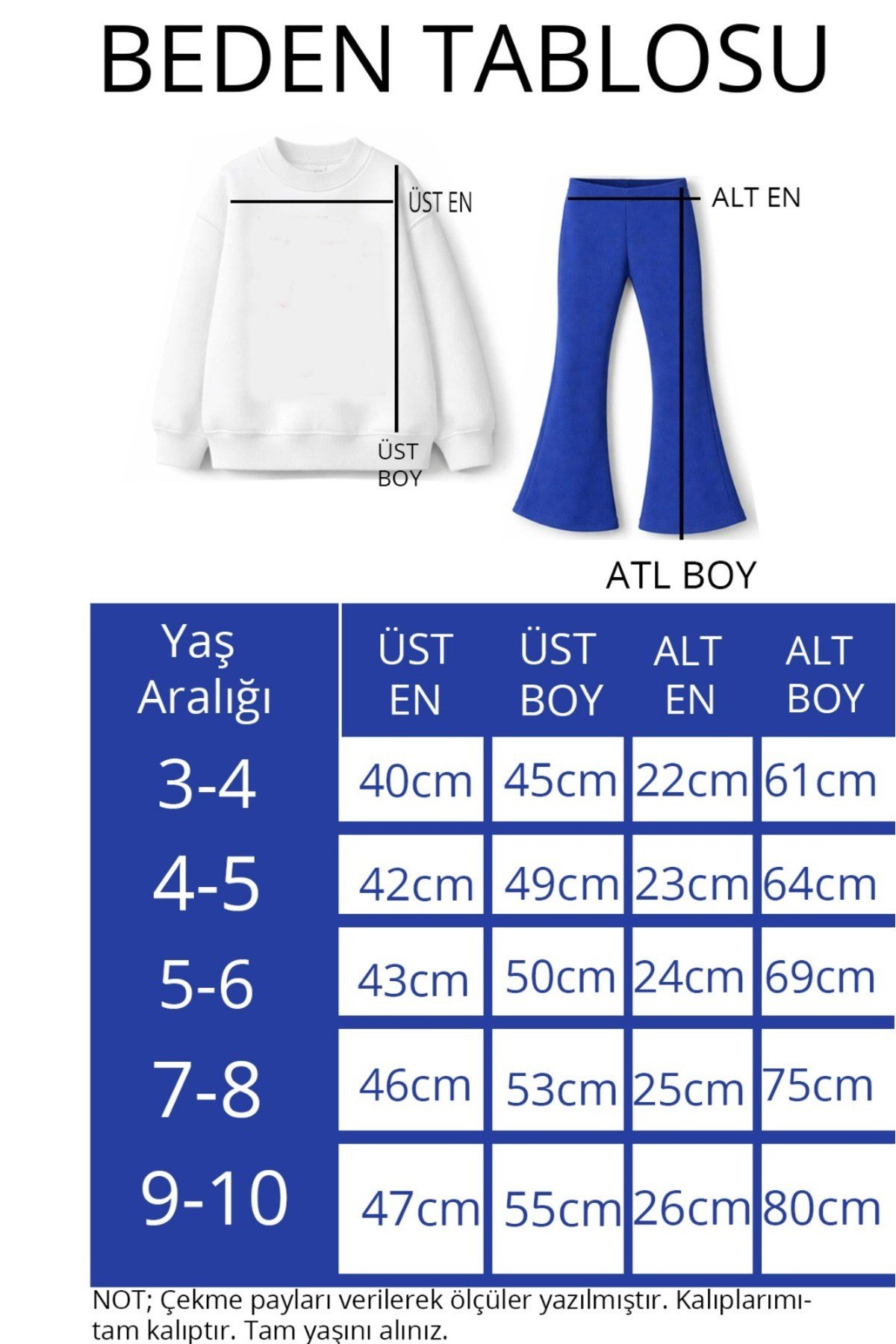 Kız Çocuk Tam Kalıp Üst Oversize Alt Taytlı 4'lü Tasarım 212 Alt Üst Takım
