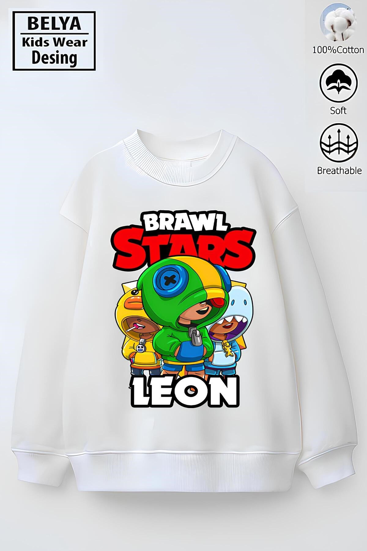 Tam Kalıp Oversize Erkek Çocuk Pamuğa Pamuk 3 İplik Kumaş Star1 Tasarım Sweatshirt