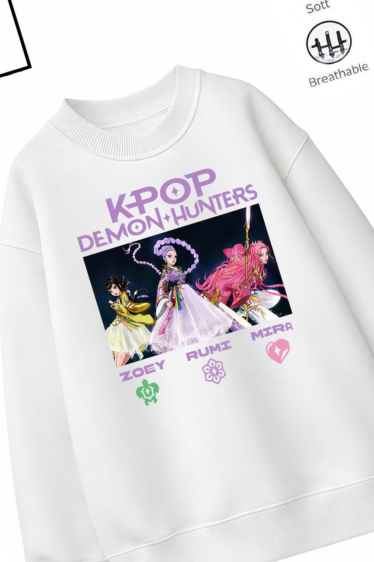 Trend Çocuk Kız Model Tam Kalıp Oversize Kpop Tasarım 2 İplik Pamuğa Pamuk Kumaş Sweatshirt 13
