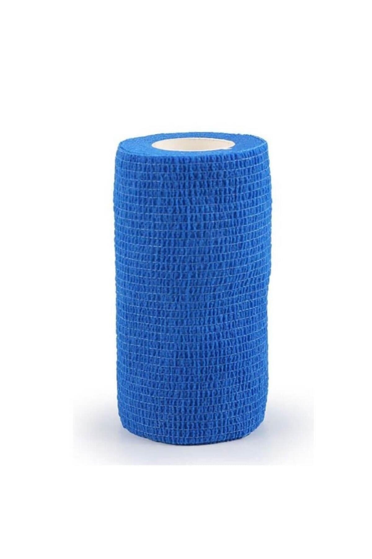 Elastik Kendinden Yapışkanlı Bandaj Koban Mavi Renkli Yapışan Coban 10 Cm X 4,5 Mt