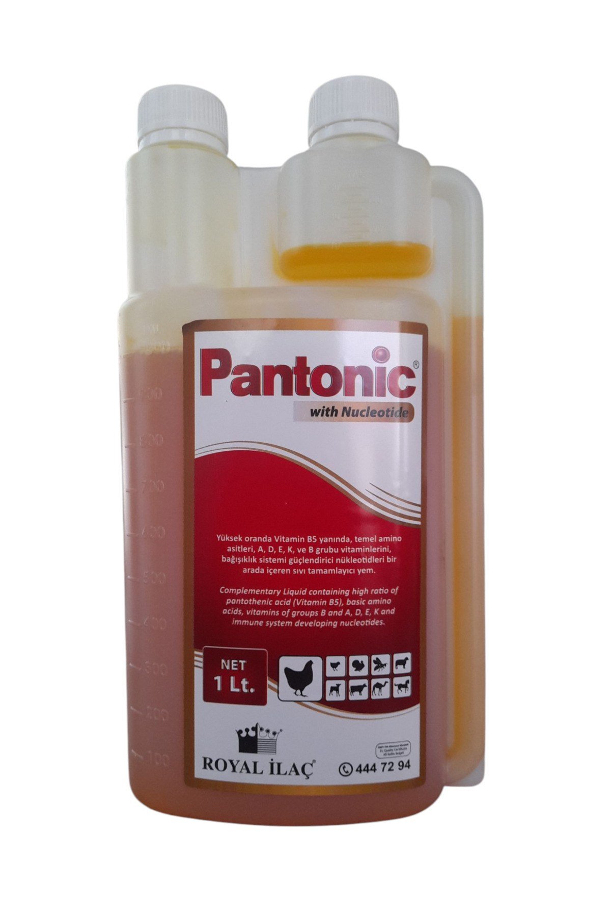 Pantonic 1 Lt Kanatlı Hayvanlar Için Multivitamin Tavuk
