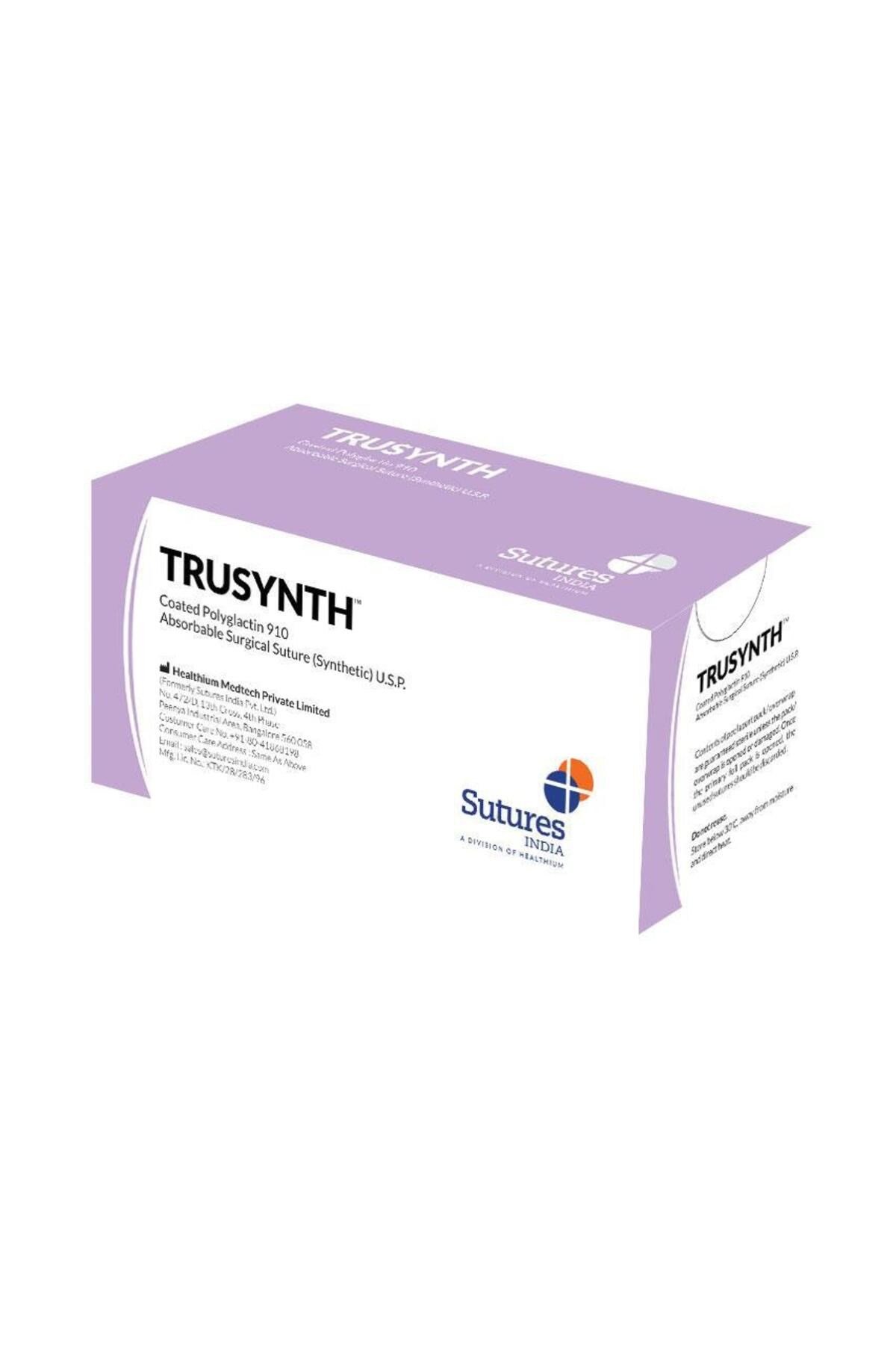 TRUSYNTH - PGA NO: 1 75CM 3/8 KESKİN 40MM V-270