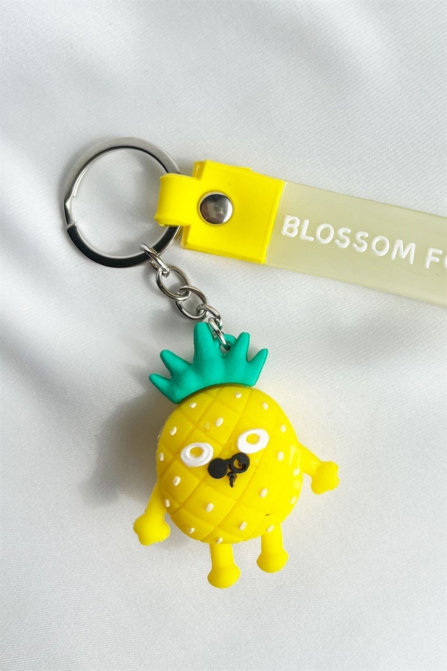 Ananas Figürlü Slikon Anahtarlık