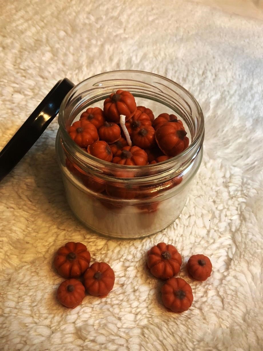 Doğal Soya Wax Bal Kabaklı Mum