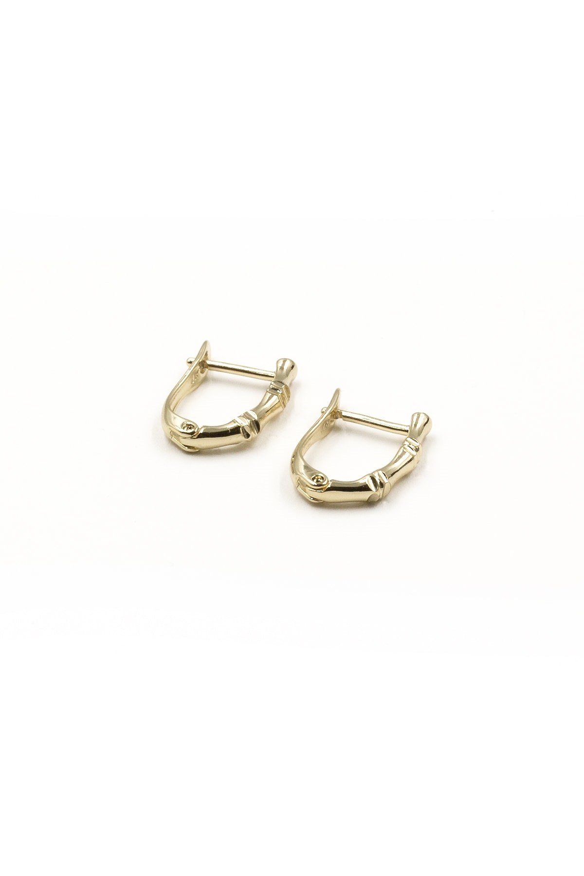 Kemik U Model Küpe - Xuping Gold, Anti-Alerjik, 15 mm