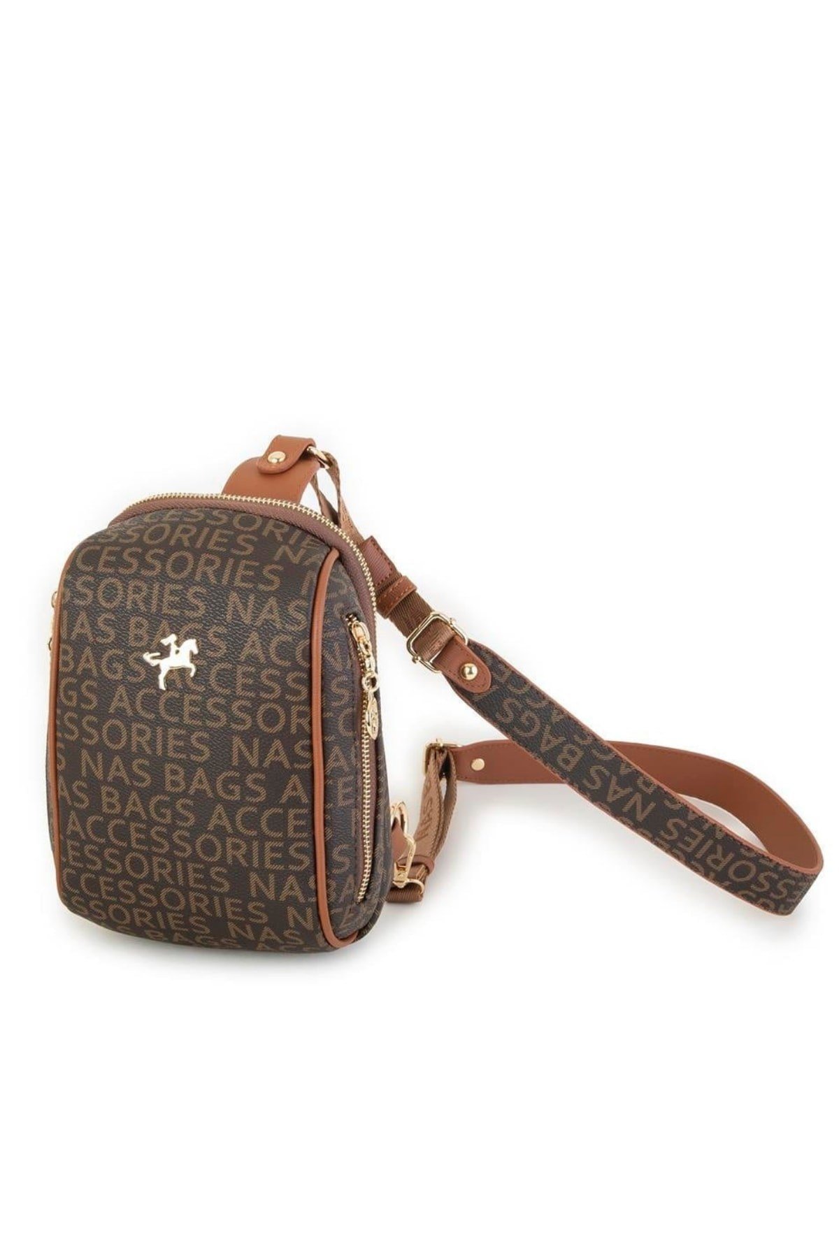 Nas Bag Bel ve Body Bag - Kahve Taba