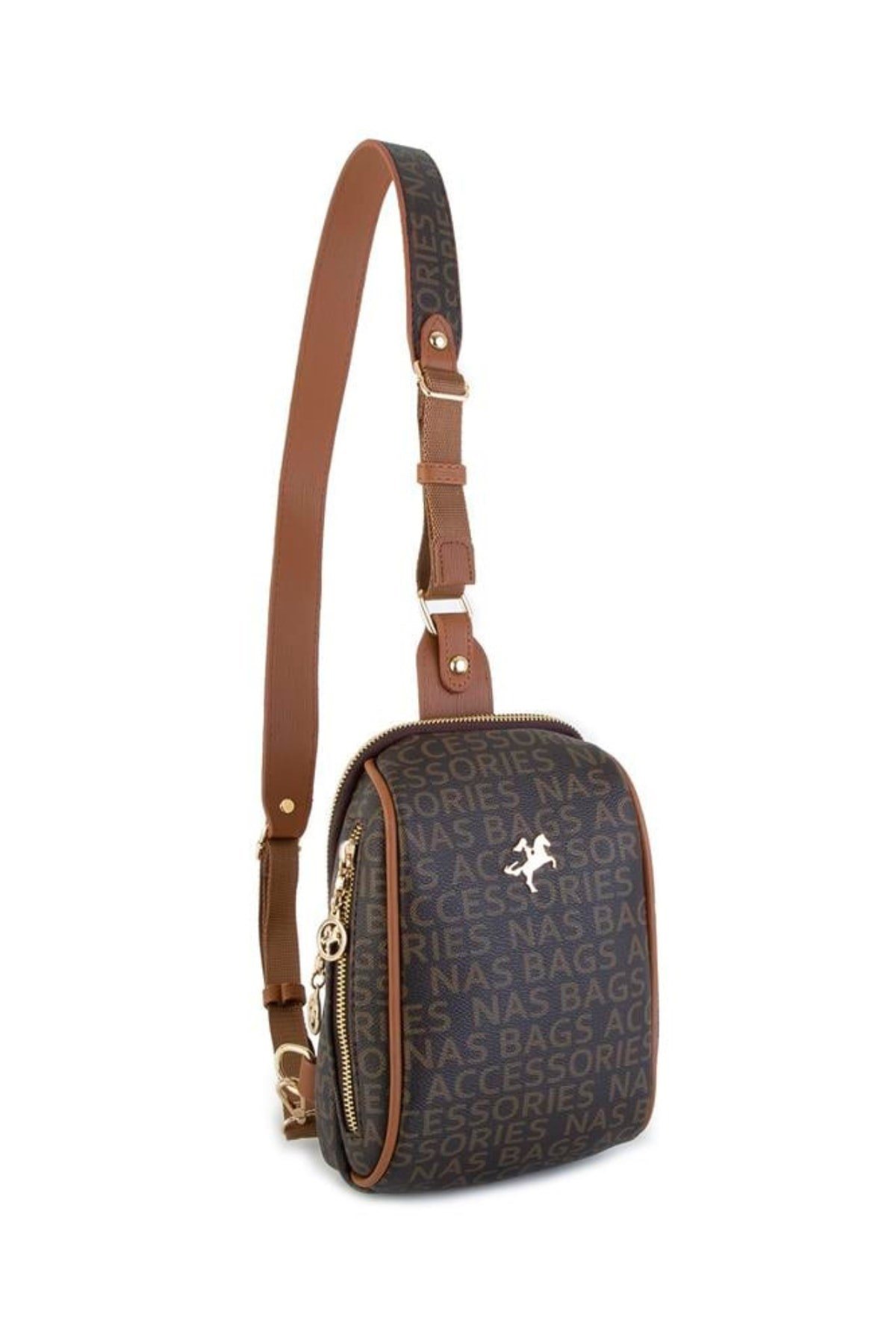 Nas Bag Bel ve Body Bag - Kahve Taba