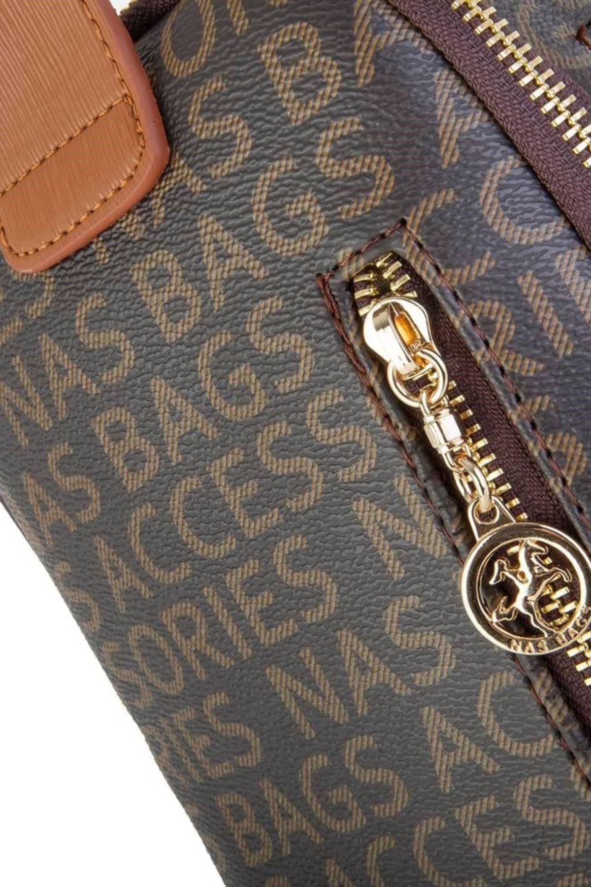 Nas Bag Bel ve Body Bag - Kahve Taba