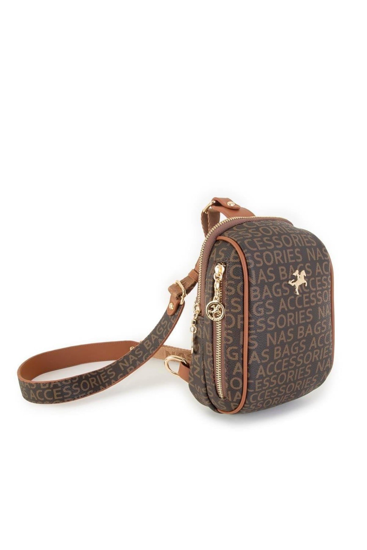 Nas Bag Bel ve Body Bag - Kahve Taba