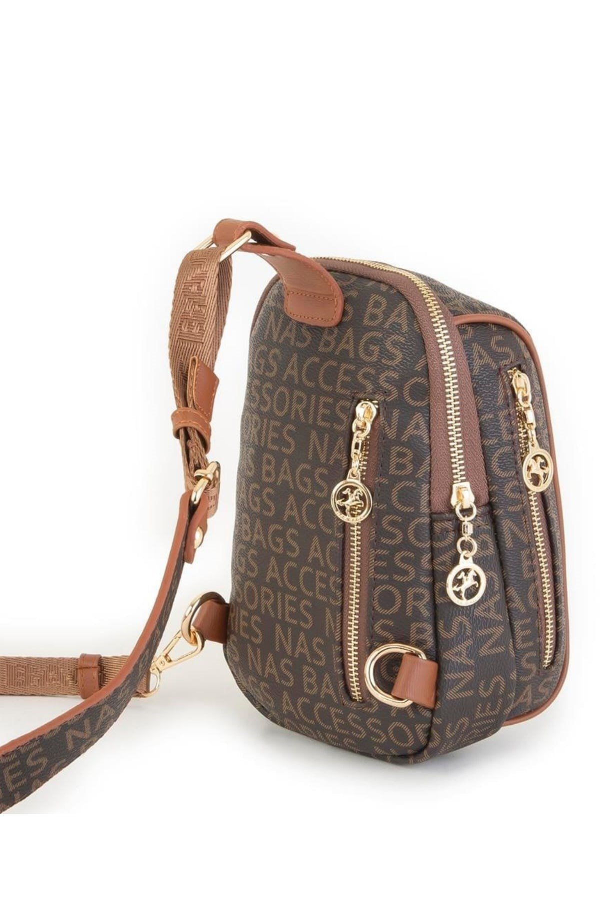 Nas Bag Bel ve Body Bag - Kahve Taba