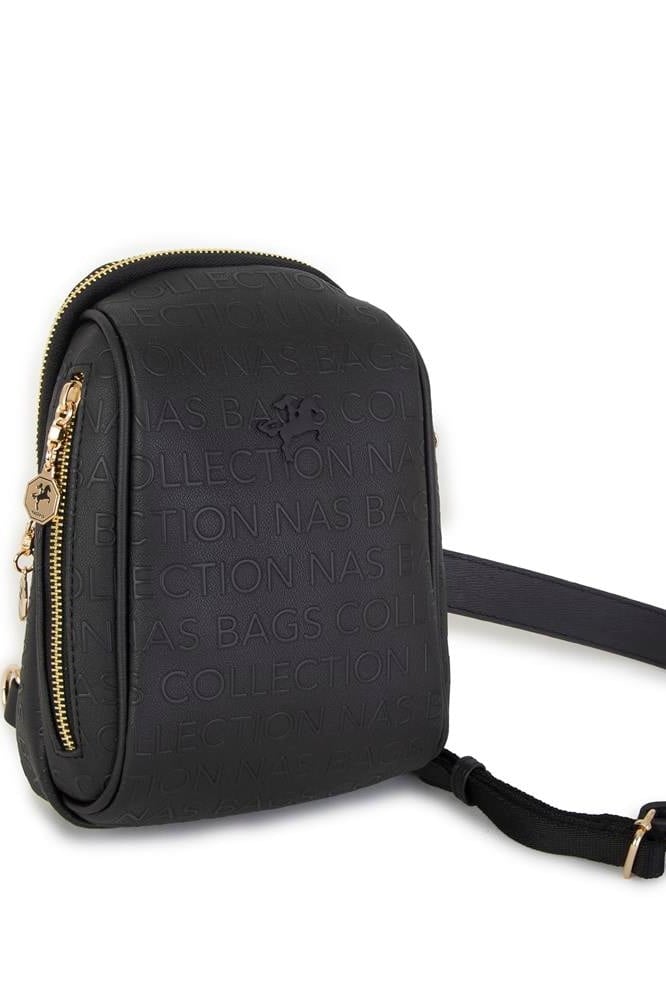 Nas Bag Bel ve Body Bag - Siyah Gofraj