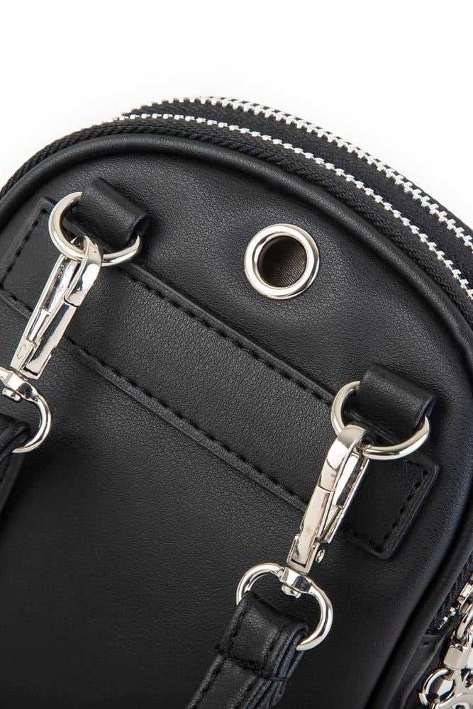 Nas Bag Çapraz Çanta Gümüş Taşlı