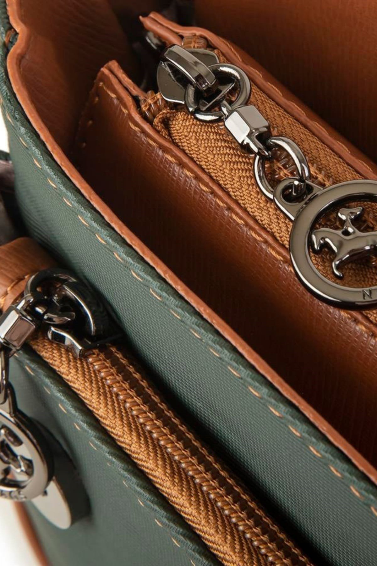 Nas Bag Çapraz Çanta - Yeşil Taba