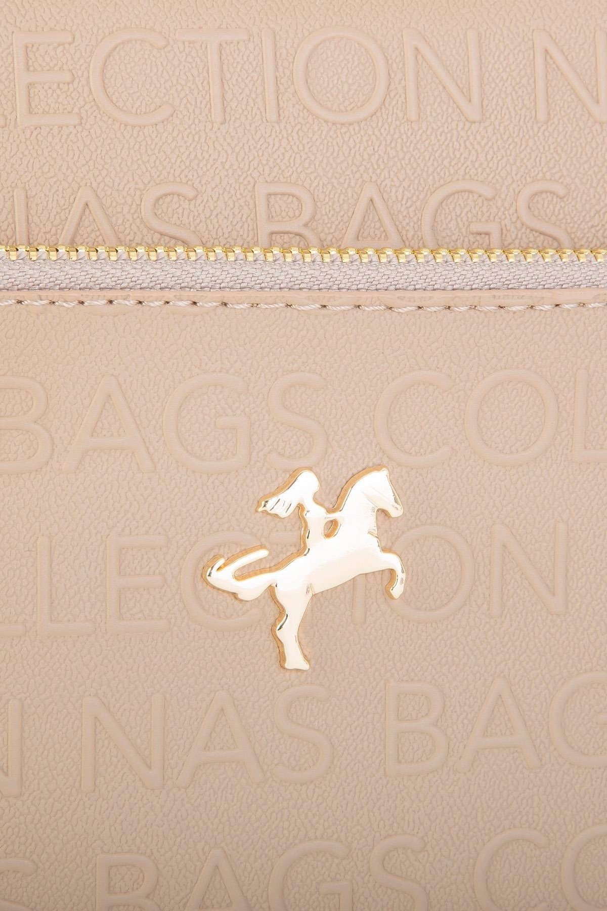 Nas Bag Kadın Askılı Çapraz Çanta - Kum