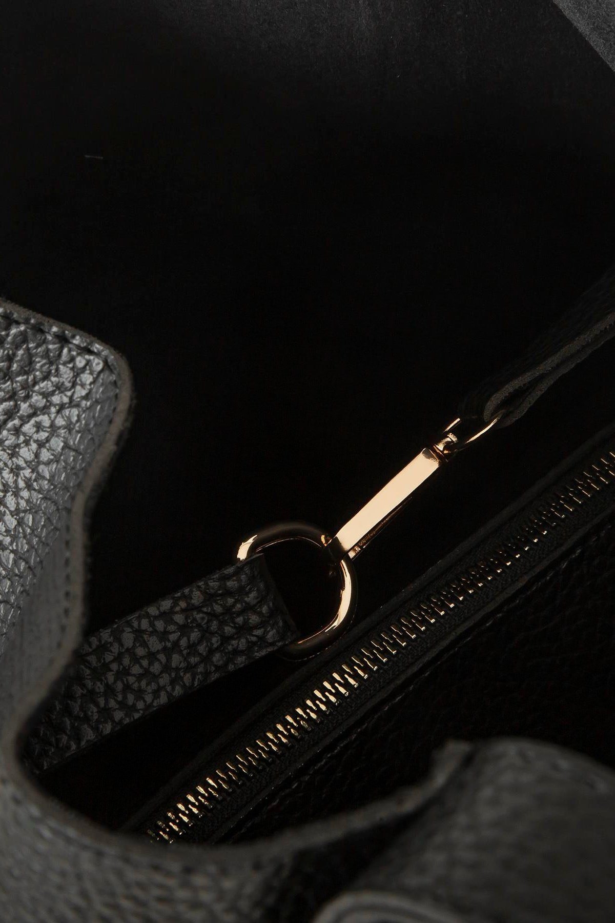 Nas Bag Kadın Büyük Boy Büzmeli Yavrulu Çıtçıtlı Tote Bag Omuz Çantası - Siyah