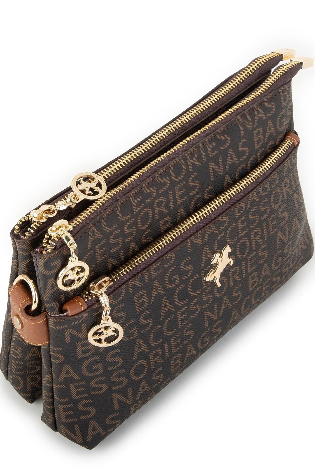 Nas Bag Kadın Çapraz Çanta - Kahve