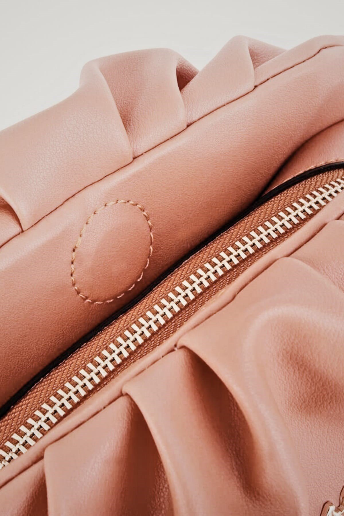 Nas Bag Kadın Çapraz Çanta - Pudra (19x17x9 cm)
