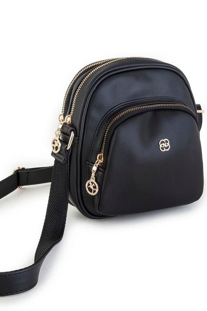 Nas Bag Kadın Çapraz Çanta Siyah Dona