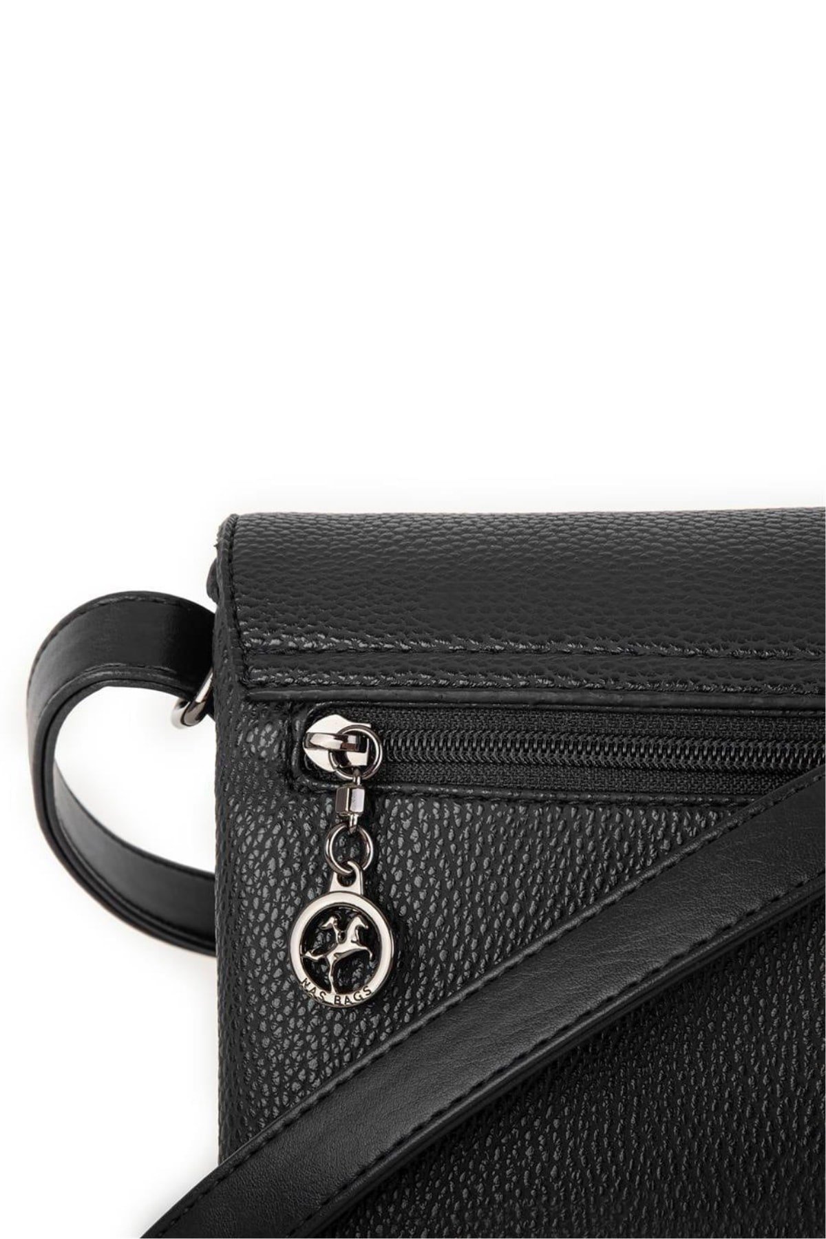 Nas Bag Kadın Çapraz Çanta - Siyah Natural