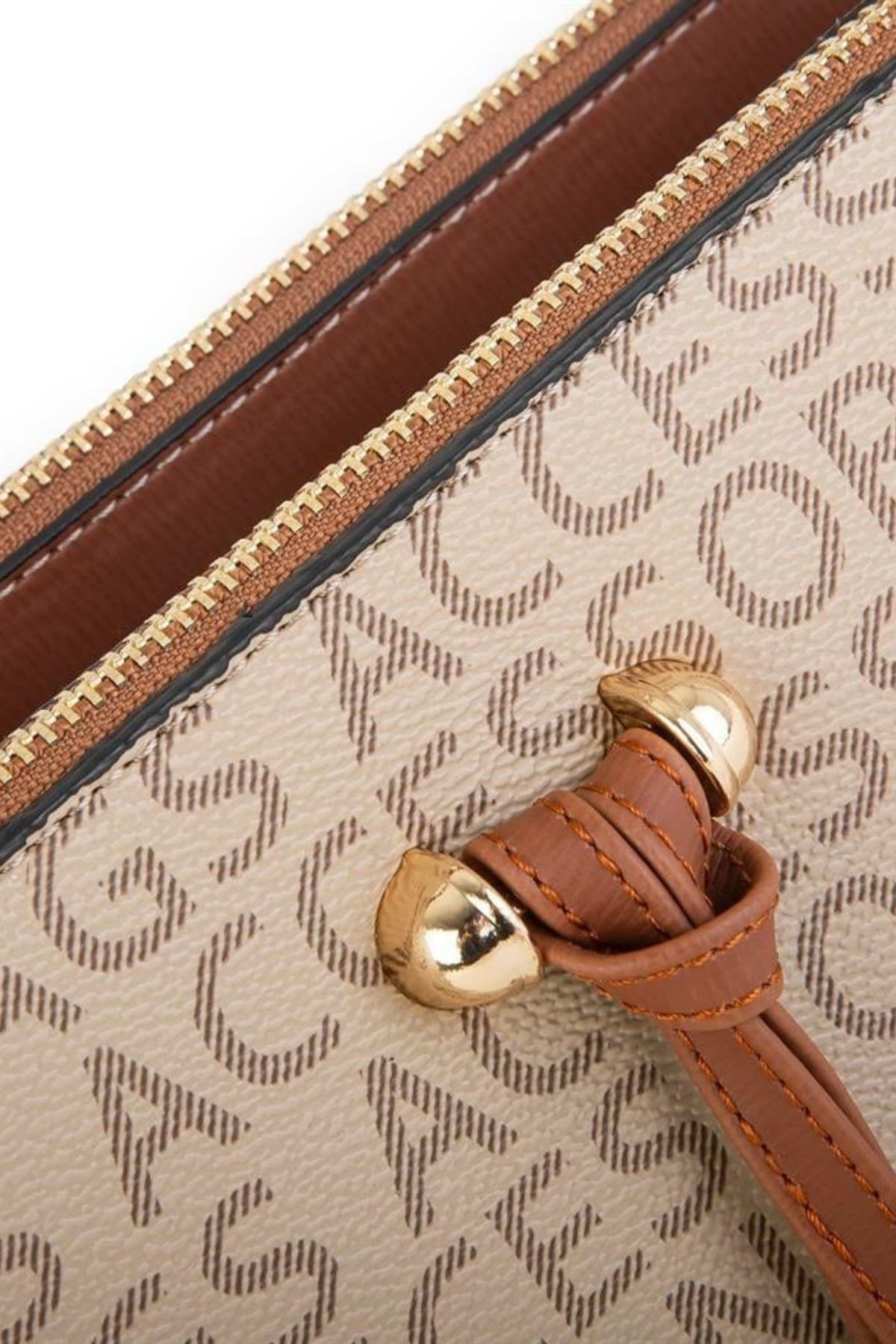 Nas Bag Kadın Çapraz Çanta - Vizon Taba