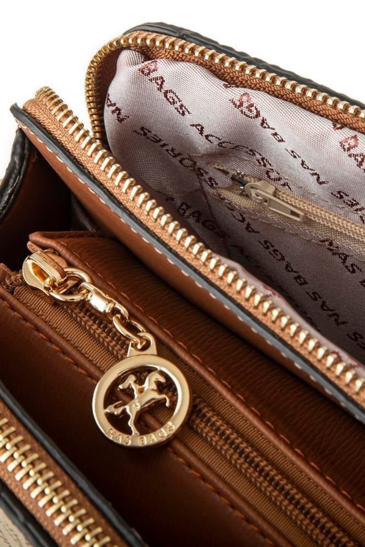 Nas Bag Kadın Çapraz Çanta - Vizon Taba