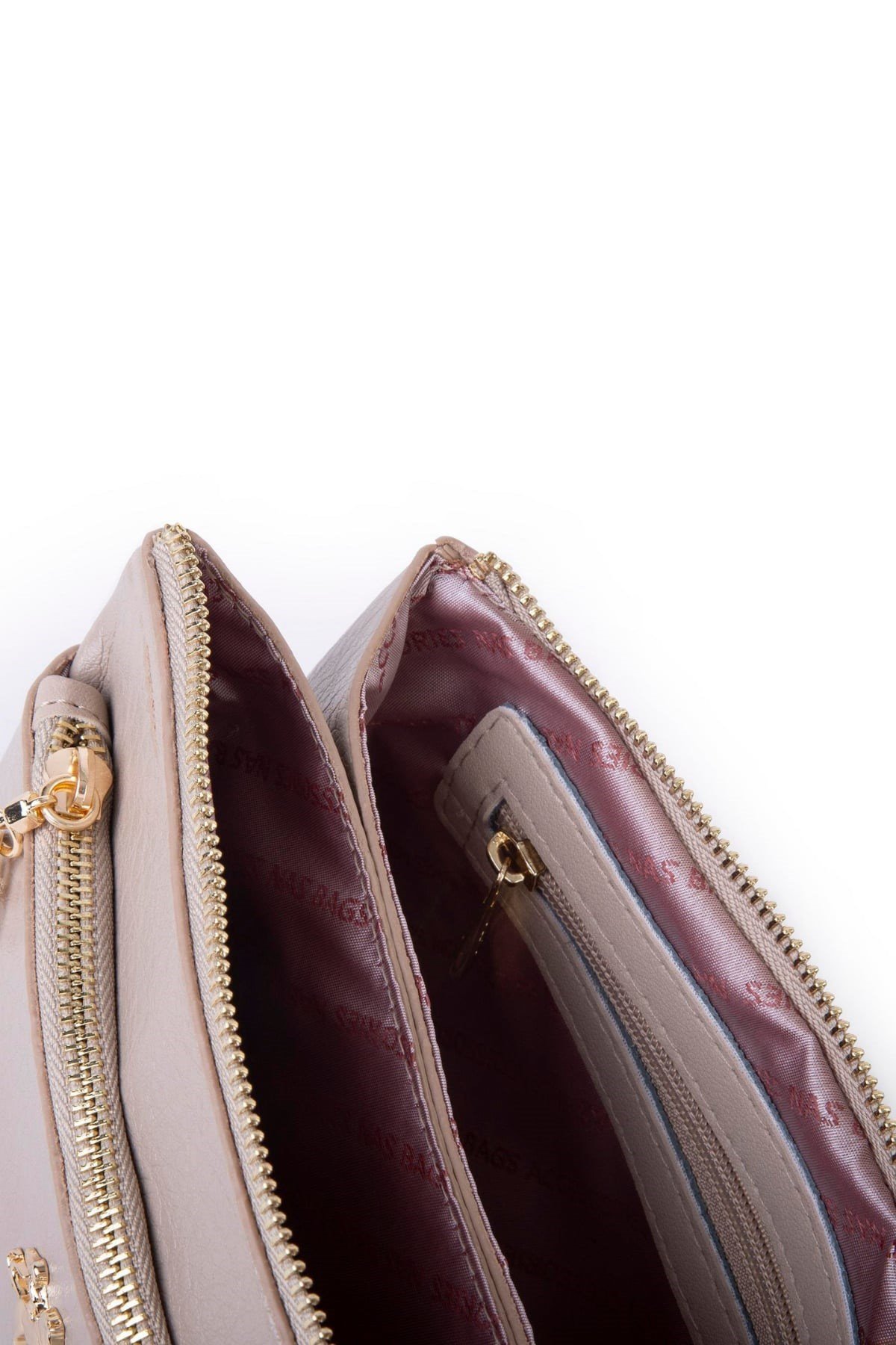 Nas Bag Kadın Çapraz ve Clutch Çanta Bilek ve Çapraz Askılı - Kum Victoria