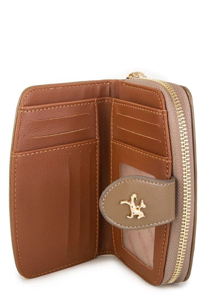 Nas Bag Kadın Çoklu Kart Bölmeli Cüzdan - Vizon