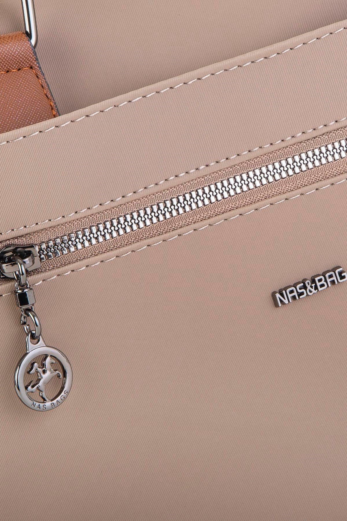 Nas Bag Kadın El Çantası - Vizon Taba Buzzy