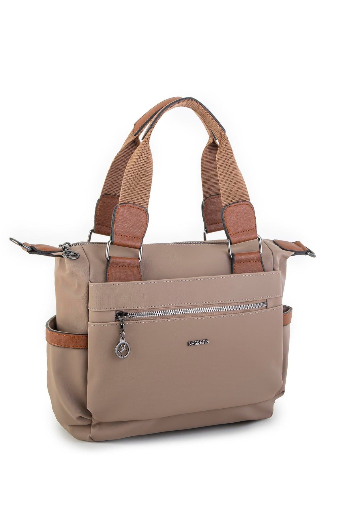 Nas Bag Kadın El Çantası - Vizon Taba Buzzy