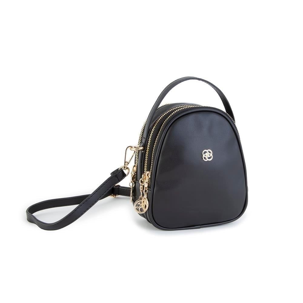 Nas Bag Mini Kadın Çapraz Çanta - Siyah Kuzu