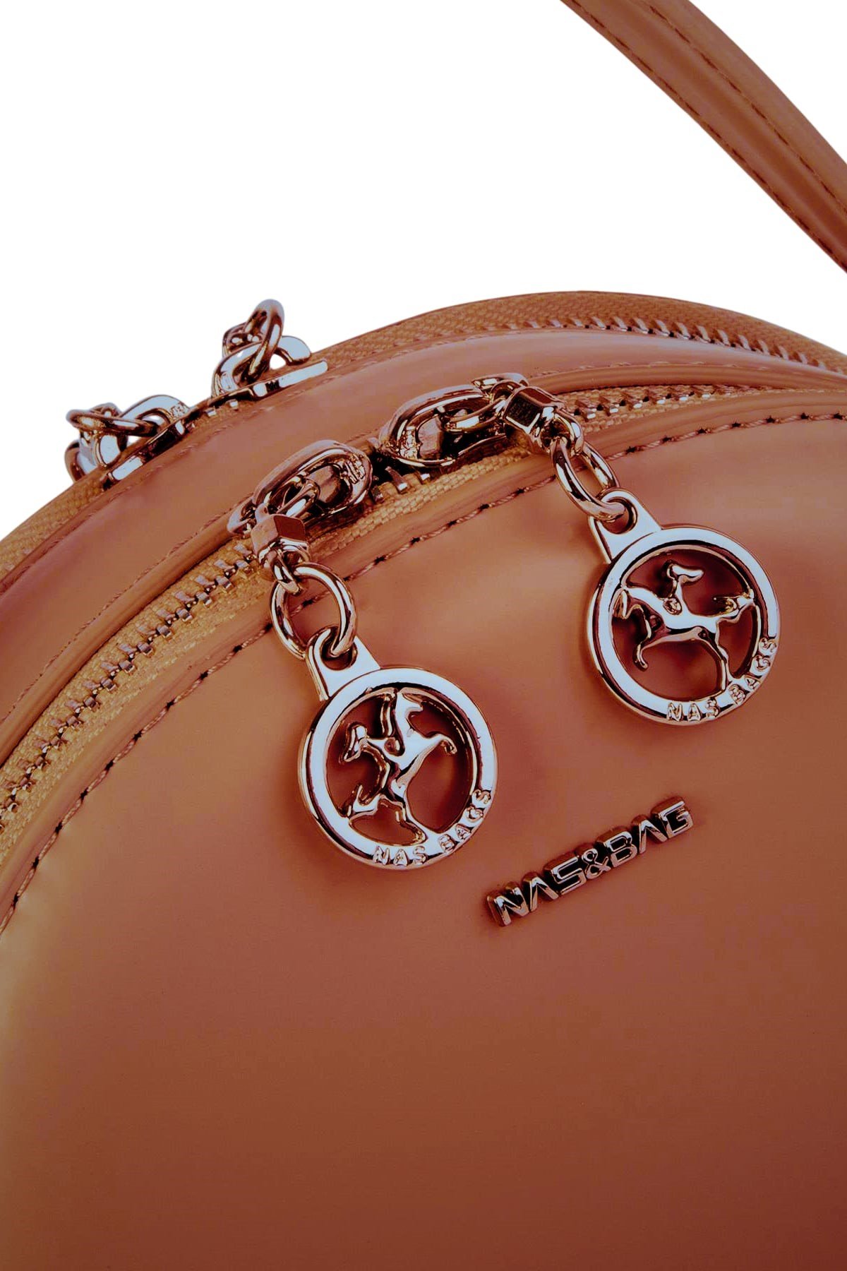 Nas Bag Mini Kadın El ve Çapraz Çanta - Taba Zra