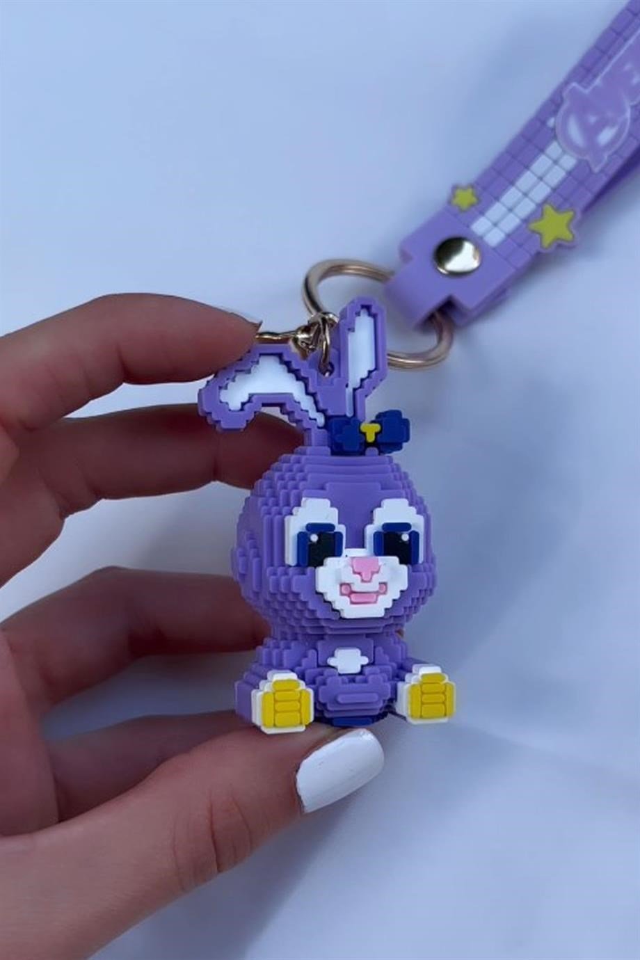 Pixel Sevimli Tavşan Anahtarlık