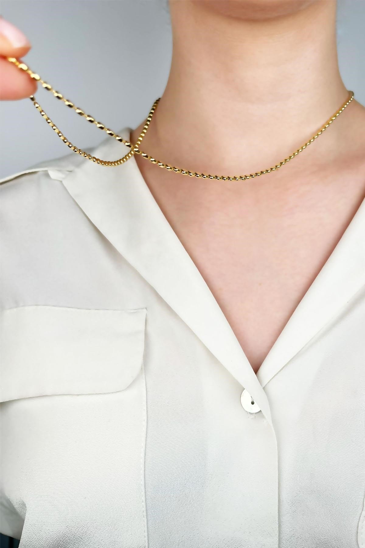 Xuping Ezme Pul Zincir - Gold