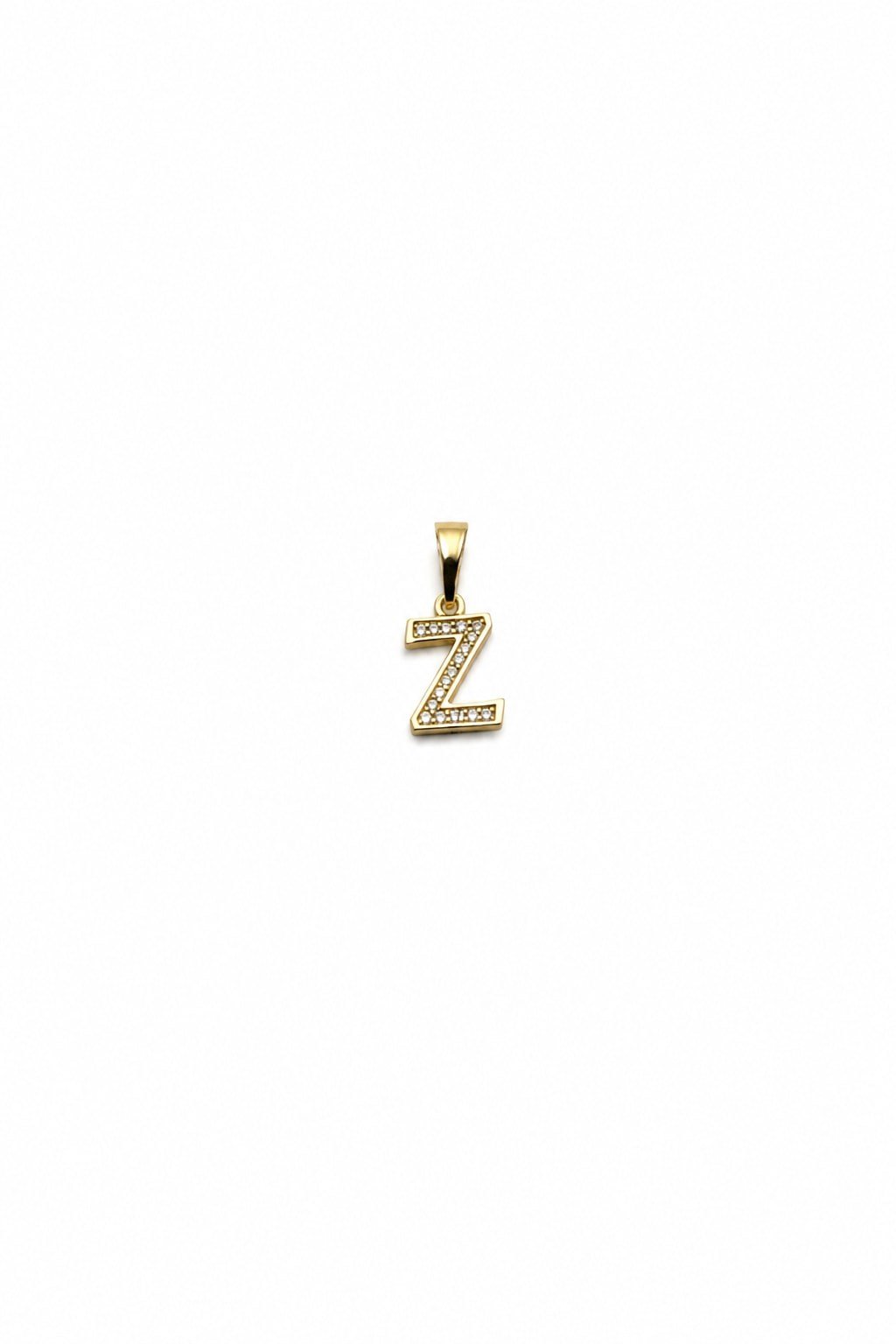 Zirkon Taşlı Gold Renk Z Harfi Xuping Kolye Ucu