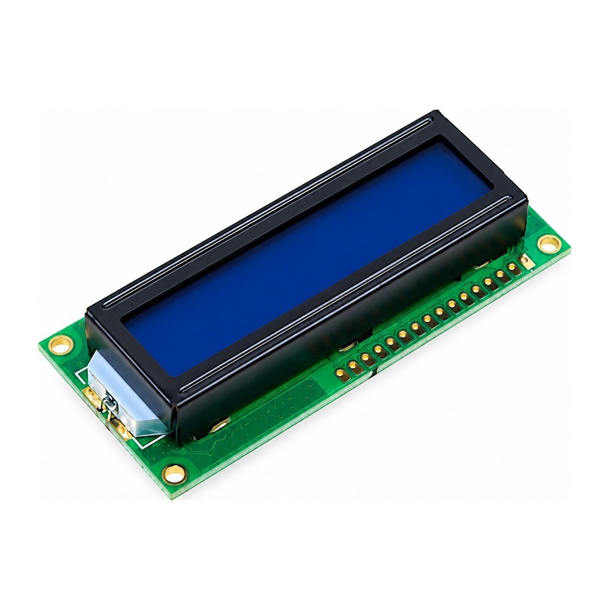 2X16 LCD Mavi Karakter Ekran – Üstten ve Alttan Pinli