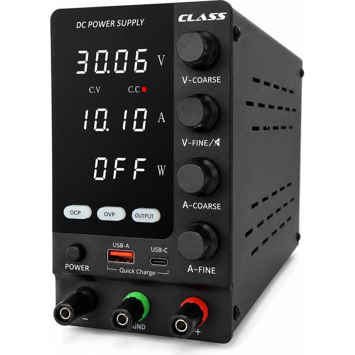 CPS-33010 30V 10A 300W Ayarlanabilir Dc Laboratuvar Güç Kaynağı Usb-A & Usb-C Hızlı Şarj Destekli