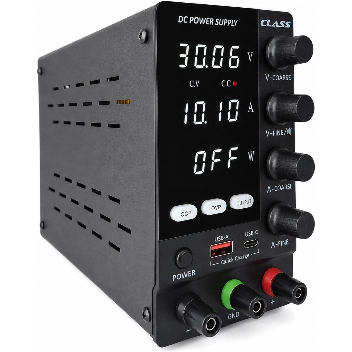 CPS-33010 30V 10A 300W Ayarlanabilir Dc Laboratuvar Güç Kaynağı Usb-A & Usb-C Hızlı Şarj Destekli